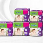 Baby Diapers M-40 PCS – Green