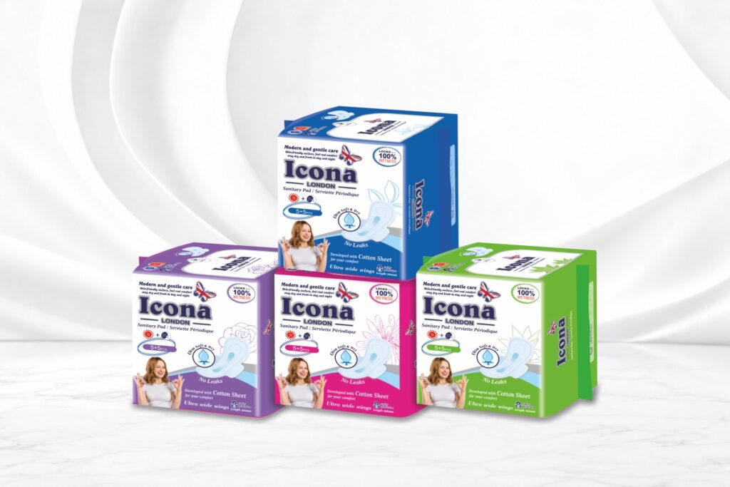 Sanitary Pads 10 PCS (5 Day + 5 Night)