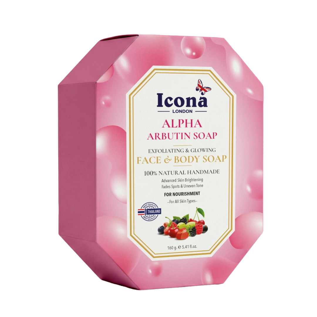 Icona London Alpha Arbutin Face and Body Soap Thailand 160 GM