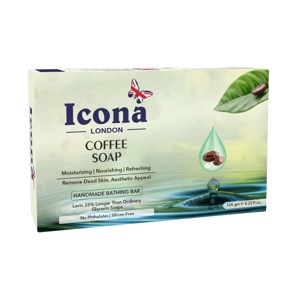 Icona London Coffee Soap Handmade Bathing Bar 125 GM