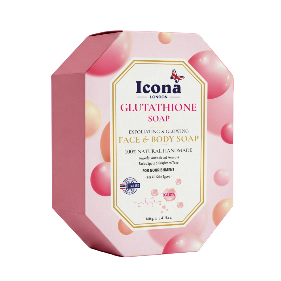 Icona London Glutathione Soap Face & Body Soap – Thailand 160 GM