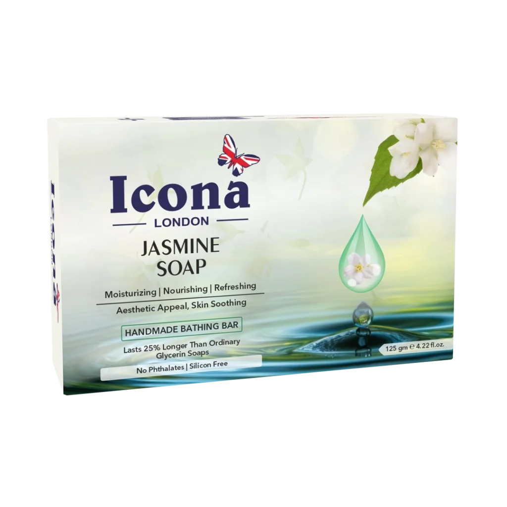 Icona London Jasmine Soap Handmade Bathing Bar 125 GM