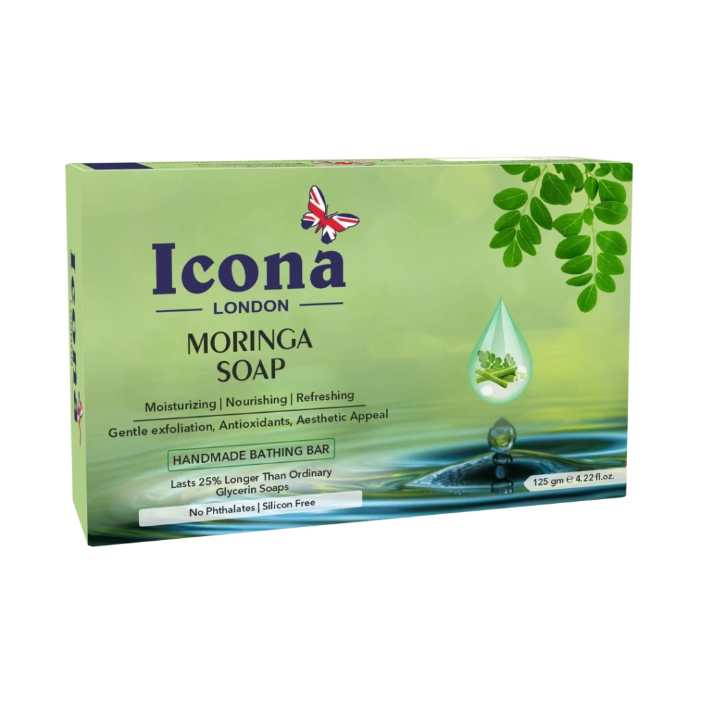 Icona London Moringa Soap Handmade Bathing Bar 125 GM