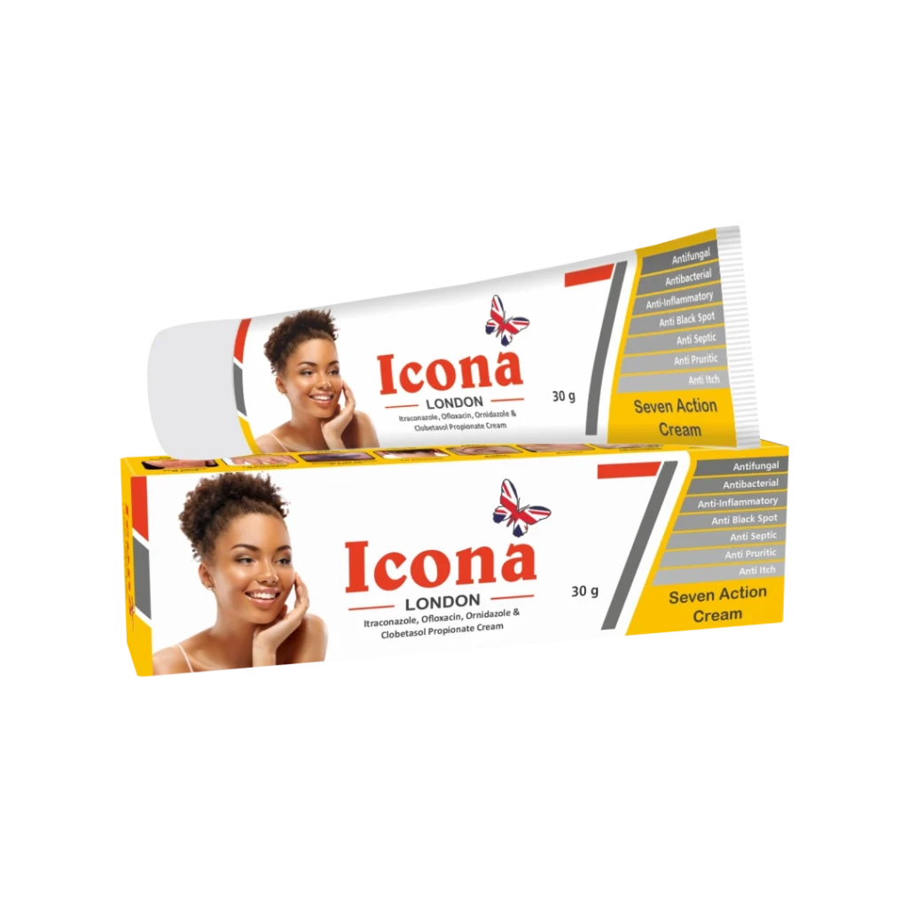 Seven Action Cream : Itraconazole, Ofloxacin, Ornidazole & Clobetasol Propionate Cream – 30 GM