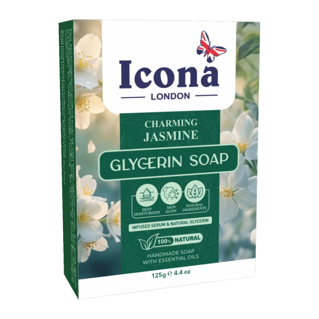 Icona London Jasmine Glycerin Soap 125 GM