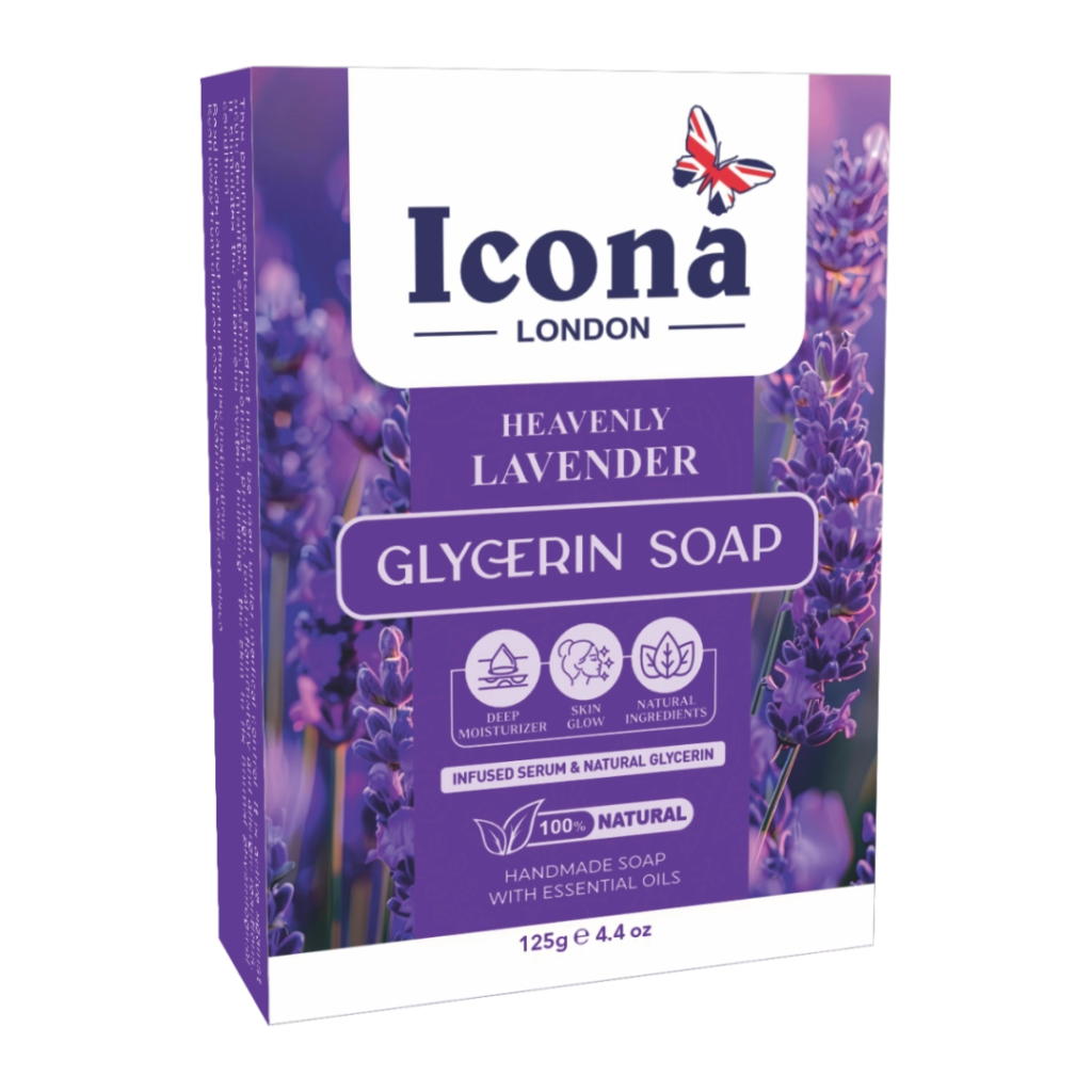 Icona London Lavender Handmade Glycerin Soap 125 GM