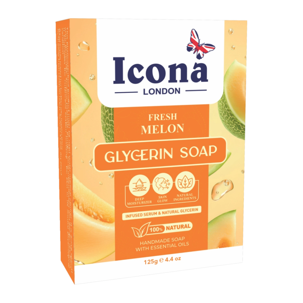 Icona London Melon Glycerin Soap 125 GM