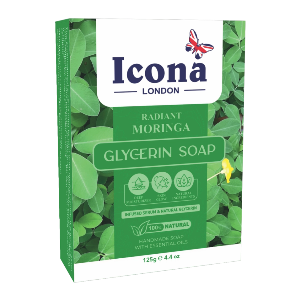Icona London Moringa Glycerin Soap 125 GM
