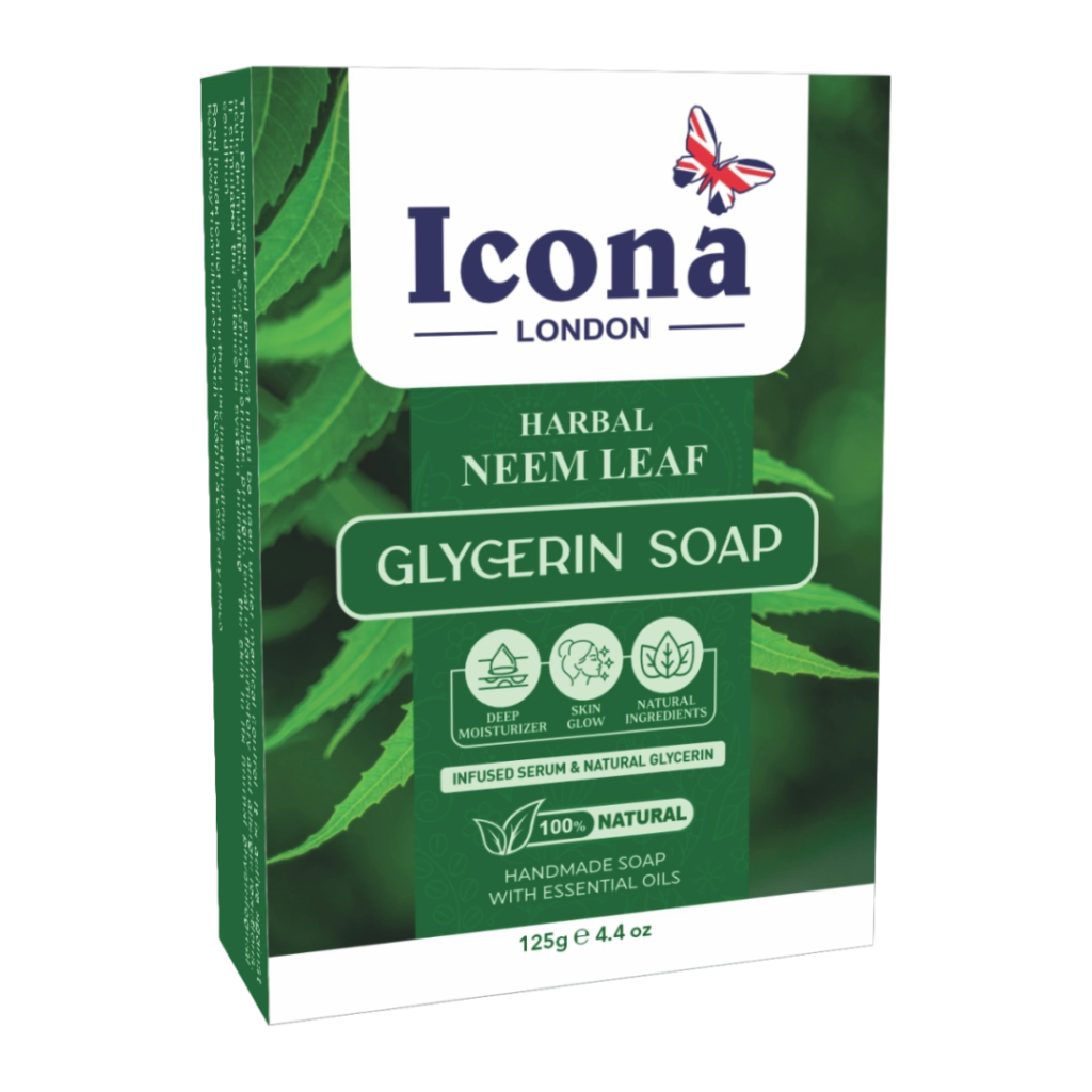Icona London Neem Leaf Glycerin Soap 125 GM