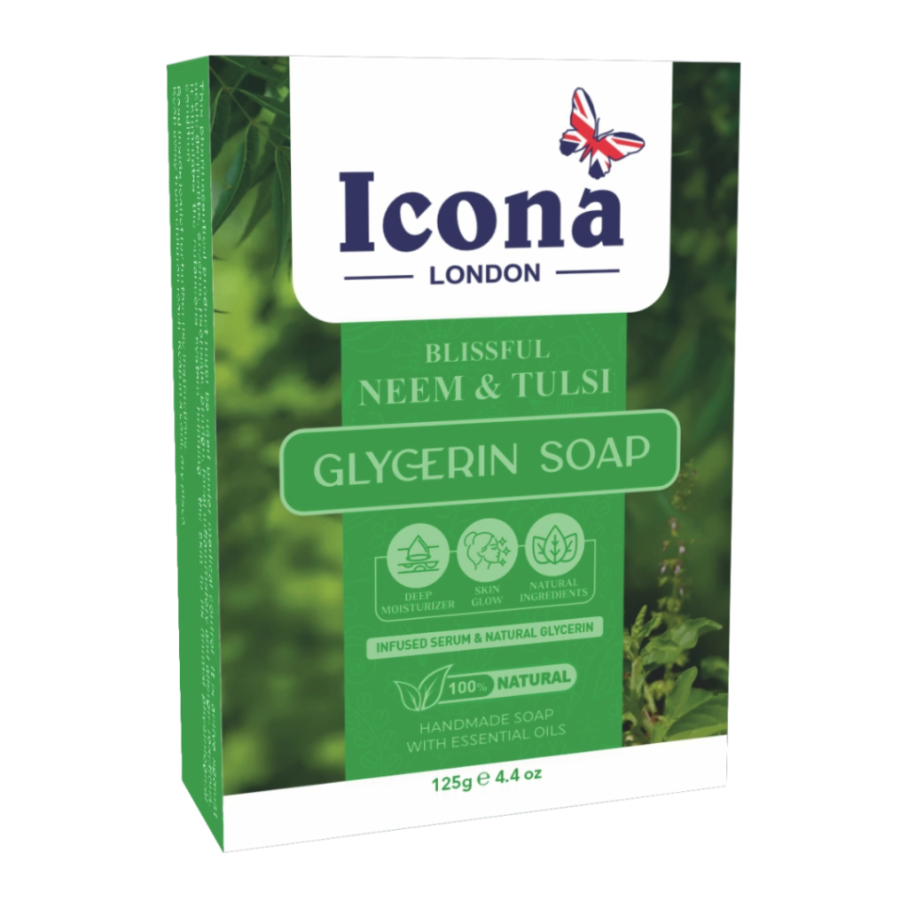 Icona London Neem & Tulsi Glycerin Soap 125 GM