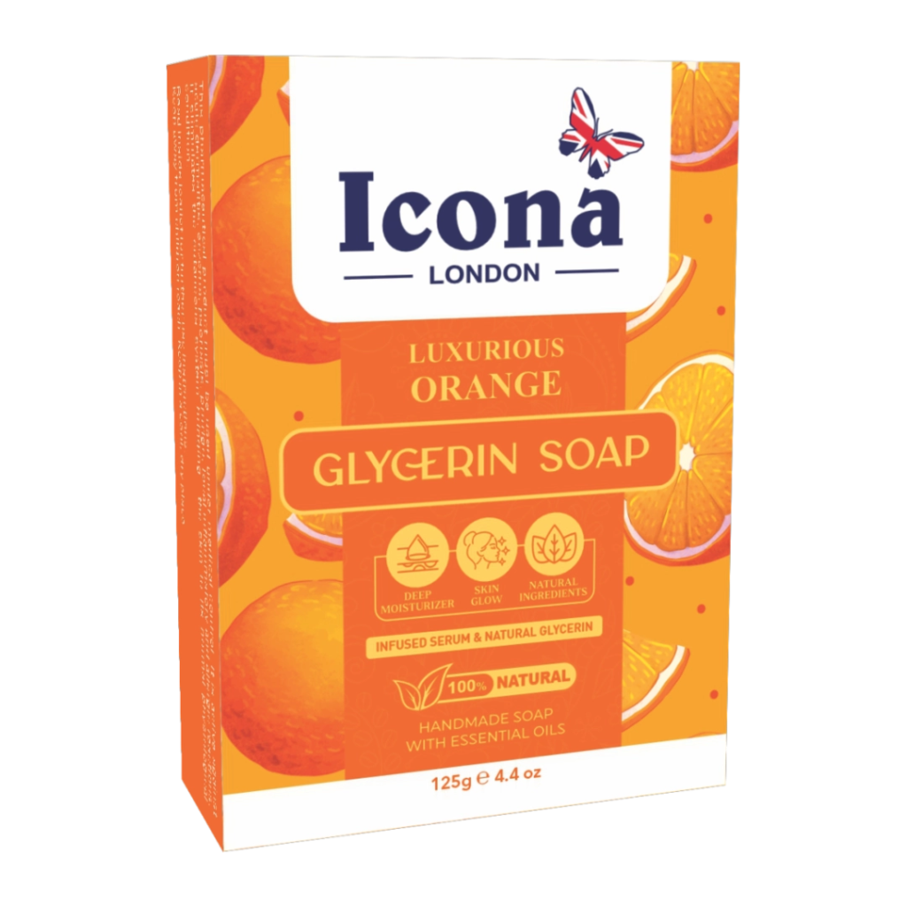 Icona London Orange Glycerin Soap 125 GM