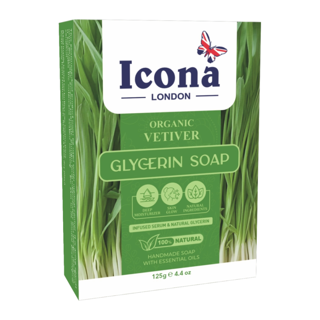 Icona London Vetiver Glycerin Soap 125 GM